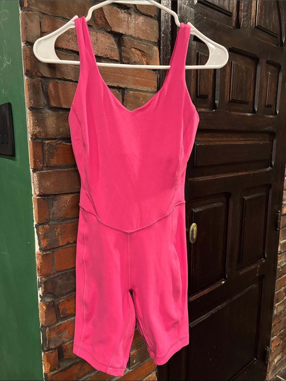 Lululemon align Bright Pink Sleeveless Active Romper
